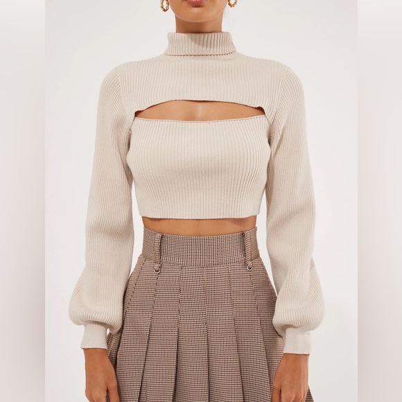 SIZE 6 CUT OUT CROPPED JUMPER - Picture 4 of 4